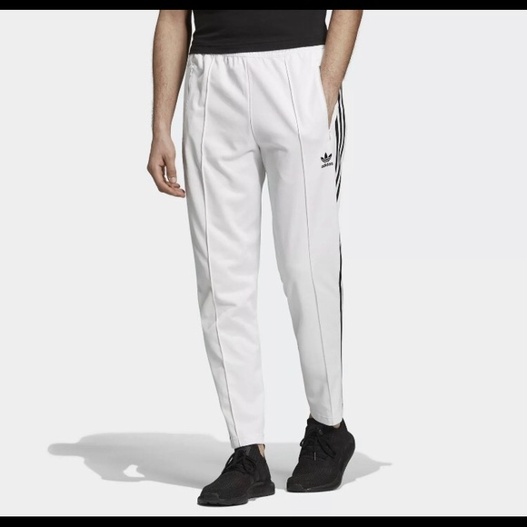 adidas beckenbauer pants white